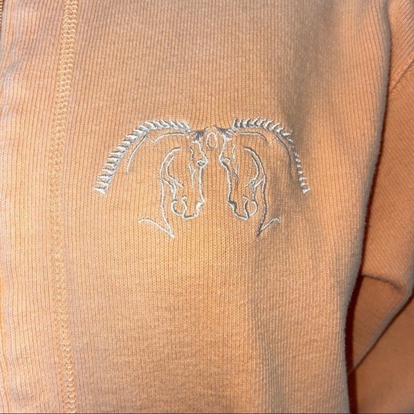 Body Chemistre “Between Horse and Rider” Riding Sweatshirt – Peach/Orange – Size - Picture 3 of 12